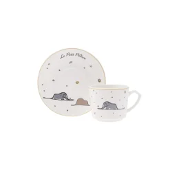 Karaca Mokka & Espressotassen Set-Little Prince 6 Personen Kaffeetassen-Set 80 ml Multıfarben