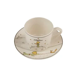Karaca Mokka & Espressotassen Set-Little Prince 4-teiliges Mochatassen-Espressotassen Set für 2 Personen Multıfarben