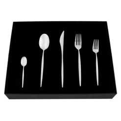 Karaca Bestecksets Für 12 Personen-Lizbon 60-teiliges Besteckset Farblös
