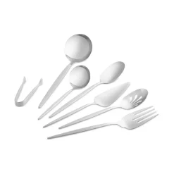Karaca Servierbesteck-Lizbon 7-teiliges Servierset in Box, Silber