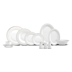 Karaca Tafelservice Für 12 Personen-Lord 12 Personen Geshirrset, 74 Teilig, New Generation Bone Gold