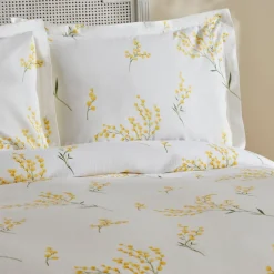 Karaca Tagesdecke Set-Loretta 100% Baumwolle Doppelbett-Piké-Set, Gelb Yellow