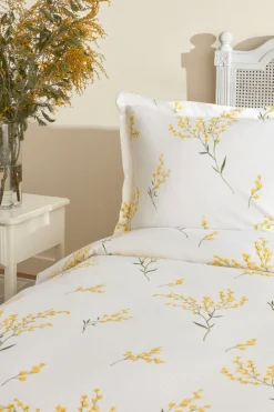 Karaca Tagesdecke Set-Loretta 100% Baumwolle Doppelbett-Piké-Set, Gelb Yellow