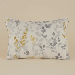 Karaca Bettwäsche-Loretta Bettwäsche-Set Doppelbett 200 x 220 cm, 100 % Baumwolle, Gelb Grau02