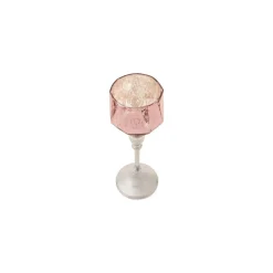 Karaca Kerzenständer-Lucca Şamdan Tealight Kerzenhalter Rosa 24cm Rosa01
