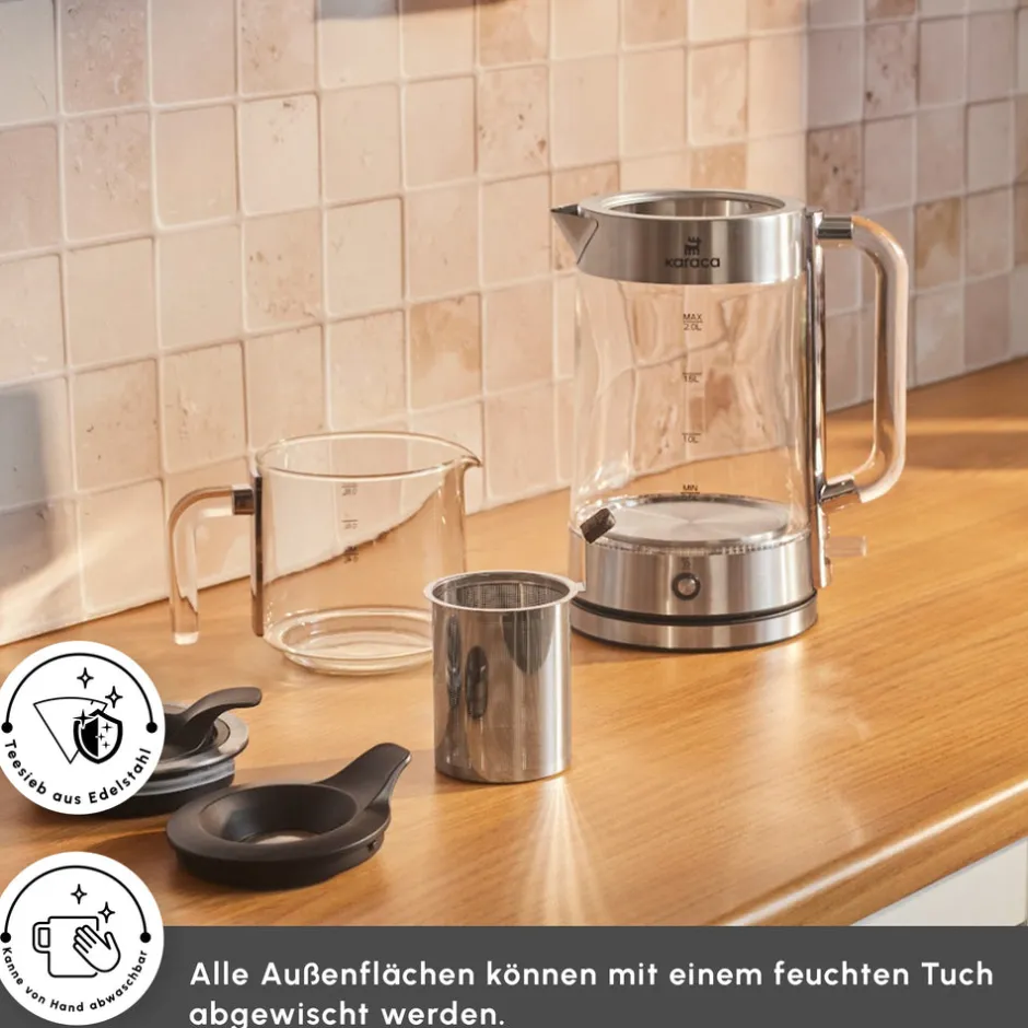 Karaca Teekocher-Luma Glas-Teemaschine