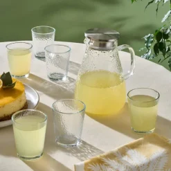 Karaca Gläser-Sets-Luminous 7 Teiliges Glas Set Transparent Şeffaf