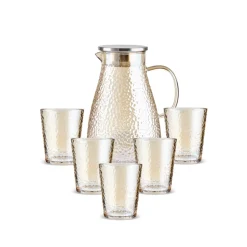 Karaca Gläser-Sets-Luminous 7-teiliges Glas-Set Gelb