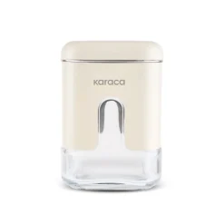 Karaca Salz Und Pfefferstreuer-Luminous, Vorratsglas, 480ML, Creme Creme01