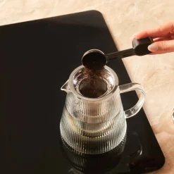 Karaca French Press-Lumira Borosilikat Glas Teekanne, 1200 Ml
