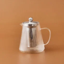 Karaca French Press-Lumira Borosilikat Glas Teekanne, 1200 Ml