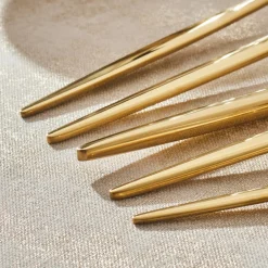 Karaca Bestecksets Für 6 Personen-Lızbon Gold 6-Personen 30-teiliges Besteckset