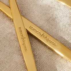 Karaca Bestecksets Für 6 Personen-Lızbon Gold 6-Personen 30-teiliges Besteckset