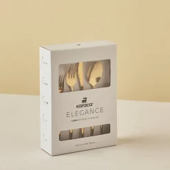 Karaca Bestecksets Für 6 Personen-Lızbon Gold 6-Personen 30-teiliges Besteckset