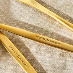 Karaca Bestecksets Für 6 Personen-Lızbon Matte Gold 6-Personen 30-teiliges Besteckset
