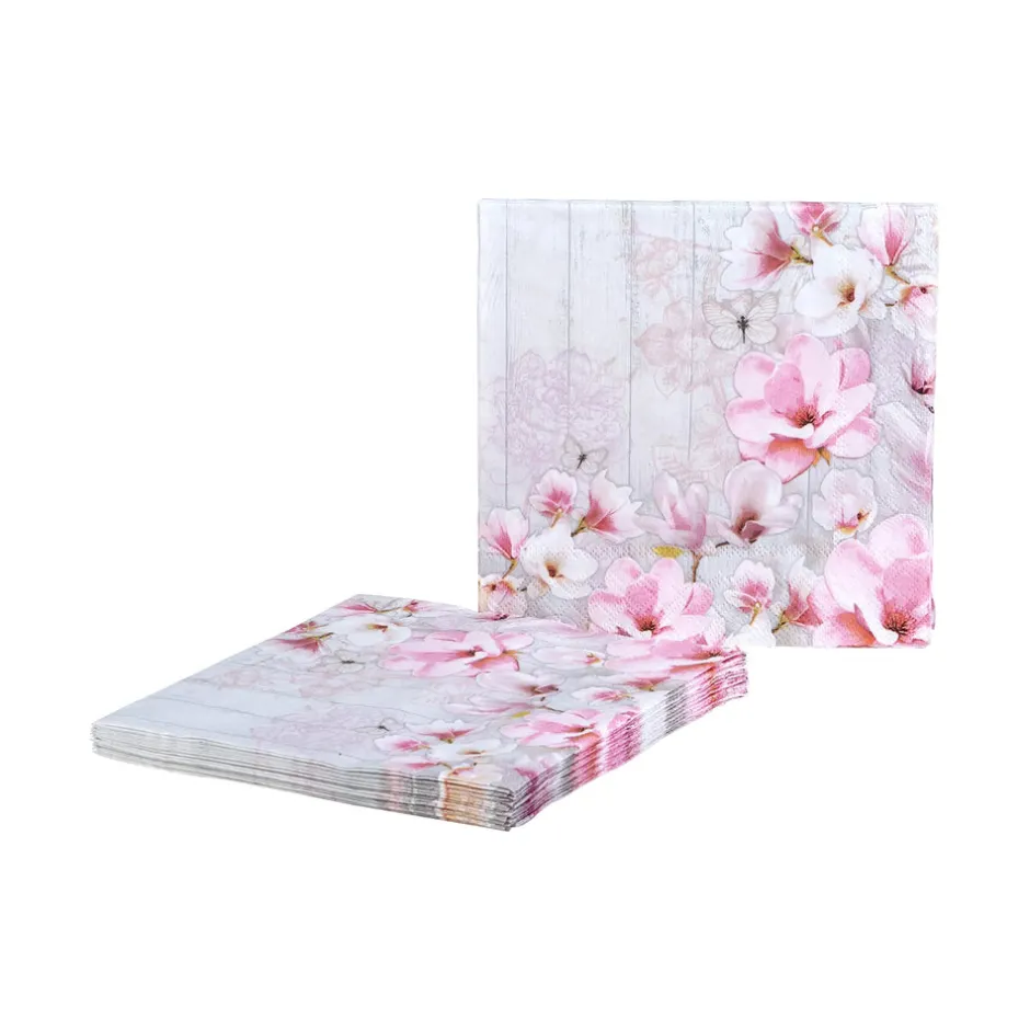Karaca Deko-Objekte-Magnolia Garden Stoffserviette Multıfarben