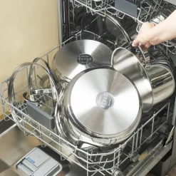 Karaca Stahltopf Sets-Magnus XLarge 6-teiliges Edelstahl-Topfset mit Induktionsboden
