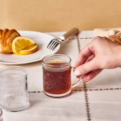 Karaca Teegläser Sets-Margo 6-teiliges Teeglas-Set Şeffaf
