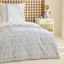Karaca Bettwäsche-Marino Renforcé Bettwäsche-Set, Einzelbett, Blau