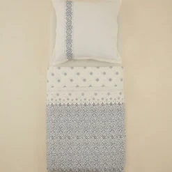 Karaca Bettwäsche-Marino Renforcé Bettwäsche-Set, Einzelbett, Blau