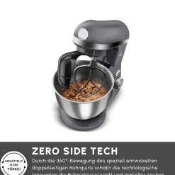Karaca Küchenchef-Mastermaid Chef Pro Doppelgriff Standmixer , 5L, 1500W Space Grau