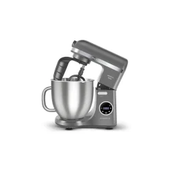Karaca Küchenchef-Mastermaid Chef Ultra D2000W Küchenmaschine mit Digitaldisplay Galaxy Grey 7L