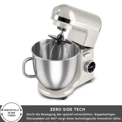 Karaca Küchenchef-Mastermaid Chef Ultra D2000W Küchenmaschine mit Digitaldisplay Starlight 7L