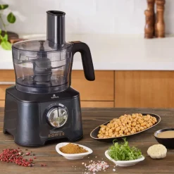 Karaca Küchenmaschine-Mastermaid Power Max 11 in 1 Küchenroboter , 2500W Glänzend Schwarz