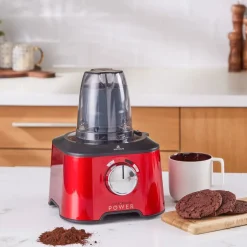 Karaca Küchenmaschine-Mastermaid Power Max 11 in 1 Küchenroboter Imperial Rot 2500 W Imperıal Red