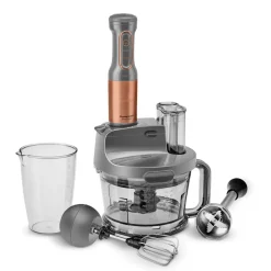 Karaca Küchenmaschine-Mastermaid Prosteel 2000W Küchenmaschine Galactic Bronze