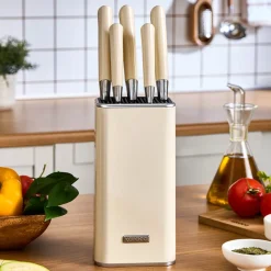 Karaca Messersets-Mastersharp Messerset Weiß Ekru