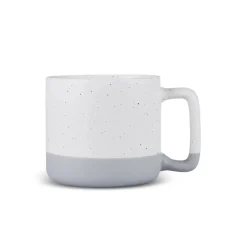 Karaca Mugs & Kaffeebecher-Maybel Tasse, Weiß Grau, 400 ml Weıß Grau