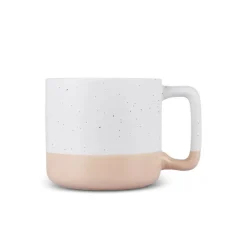Karaca Mugs & Kaffeebecher-Maybel Tasse, Weiß Orange, 400 ml Weıß Orange