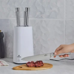 Karaca Messersets-Meister Sterilisator Messerset Weiß Weıß01