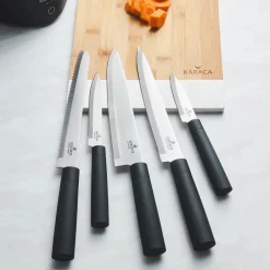 Karaca Messersets-Meister Sterilisator Stand Messerset Schwarz Schwarz01