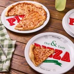 Karaca Kuchenplatte|Tafelservice Für 4 Personen-Milano 5 teiliges 4 Personen Pizza Set Multıfarben