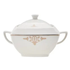 Karaca Tafelservice Für 12 Personen-Milena 60-teiliges Tafelservice für 12 Personen Gold