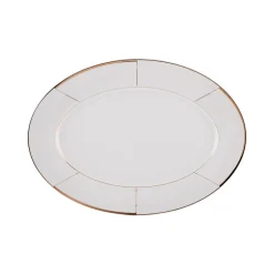 Karaca Tafelservice Für 12 Personen-Millie New Generation Bone Geschirr-Set 56 teiliges für 12 Personen Gold