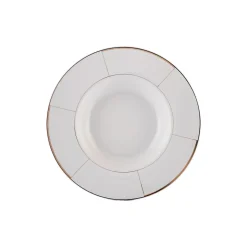 Karaca Tafelservice Für 12 Personen-Millie New Generation Bone Geschirr-Set 56 teiliges für 12 Personen Gold