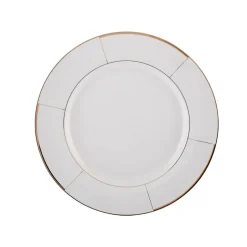 Karaca Tafelservice Für 12 Personen-Millie New Generation Bone Geschirr-Set 56 teiliges für 12 Personen Gold