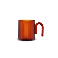 Karaca Mugs & Kaffeebecher-Miracle Tasse, Brauner Henkel Braun01