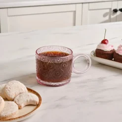 Karaca Mugs & Kaffeebecher-Miracle Tasse, Puderrosa Puder Rosa01