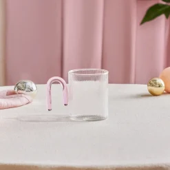 Karaca Mugs & Kaffeebecher-Miracle Tasse, Rosa Henkel Rosa01