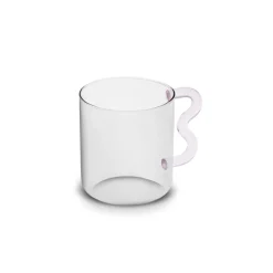 Karaca Mugs & Kaffeebecher-Miracle Tasse, Rosa Henkel im Zickzack Rosa01