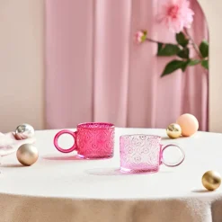 Karaca Mugs & Kaffeebecher-Miracle Tasse, Rosa Rosa01