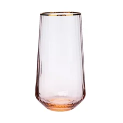 Karaca Wasserglas-Misty Line Longdrinkglas Orange Orange01