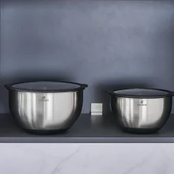 Karaca Vorratsbehälter-Mixmaster 2-teiliges Mixset, Inox