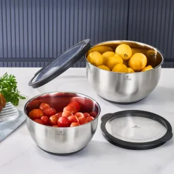 Karaca Vorratsbehälter-Mixmaster 2-teiliges Mixset, Inox