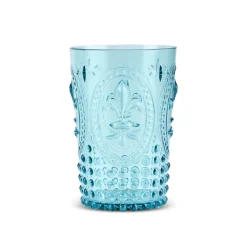 Karaca Wasserglas-Moise Acryl Trinkglas, 400 ml, Blau Blau01