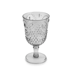 Karaca Weingläser & Kelchglas-Moise Acryl Weinglas, 450 ml, Anthrazit Anthracıt01